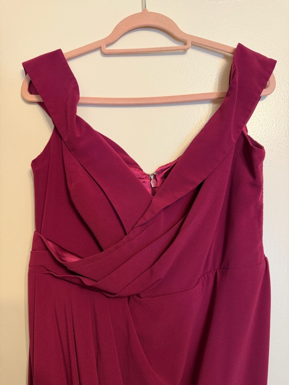 City Chic Sleeveless Draped Dress